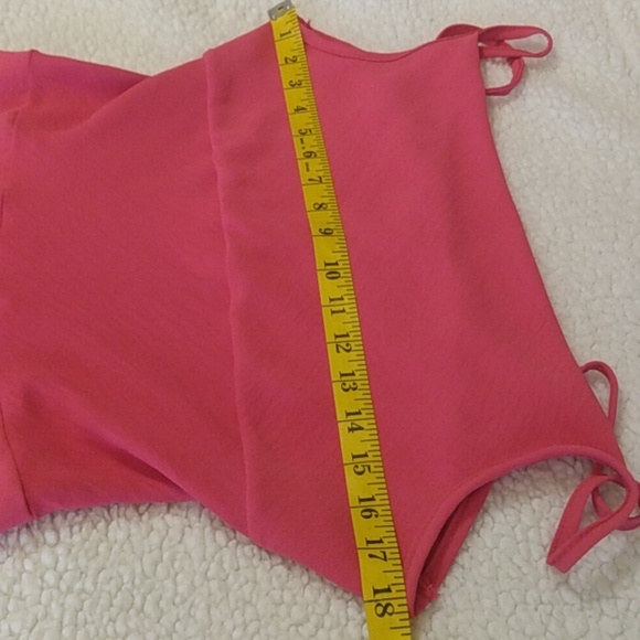 See You Monday Fit & Flare Midi Dress – Pink – Spaghetti Straps – XL - Picture 6 of 10